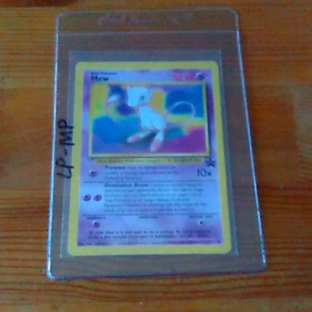 Pokémon Mew #8 black star promo card